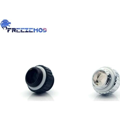 FREEZEMOD Male-Male G1/4 ''Thread Mini Dual External Thread Hexagonal Fixed Adapter Double Male Fitting Water Cooler Modding