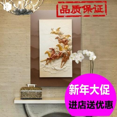 Fu home decoration carved relief decorative painting paintings of modern minimalist living room sofa background wall painting wa