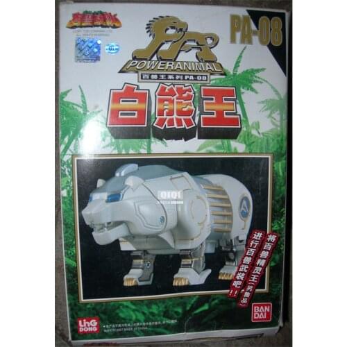 BANDAI HyakujyuuSentai GanRanger PA-08 Super Sentai Action Figures Deformed Robot Model Toys Collectible Bear Robot Toy Gift