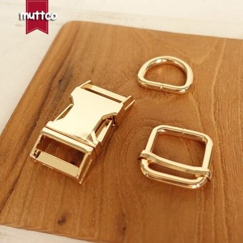 Metal buckle+adjust buckle+D ring/set)DIY Dog Collar 2.0cm diy emboitement zinc alloy buckle adjust buckles 4 colors
