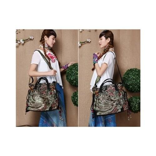 LISM SC05-L Flower Fashion Shoulder Bag Handbag Casual Shopping Bags Girl Women Gifts