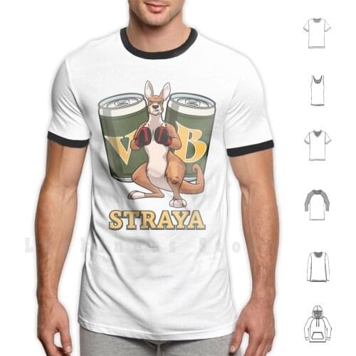 Cartoon Australian Boxing T Shirt 6xl Cotton Cool Tee Boxing Vb Beer Souvenirs Souvenir Australia Aussie Ozzie Straya Dad Mum