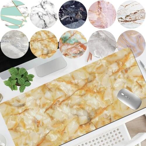 Office Computer Desk Mat Table Keyboard Big Mouse Pad PU Leather Laptop Cushion Desk Non-slip Mat Gamer Mousepad Mat