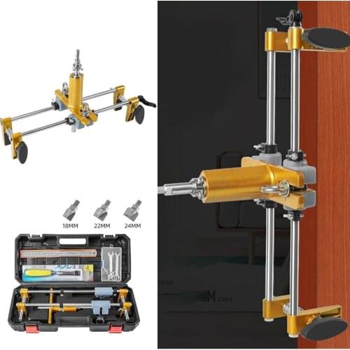 Wooden Door Slotter Slotting Machine Woodworking Open Lock Hole Device Quick Release Thicknes Tungsten Steel Cutter Head