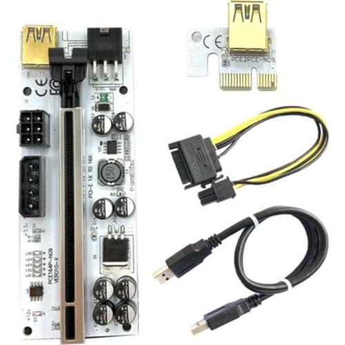 PCI-E Riser VER 010 USB 3.0 Extender X16 Mining Riser VER 010-X Express Cable For Video Card Miner PCI-E Riser Card For Mining