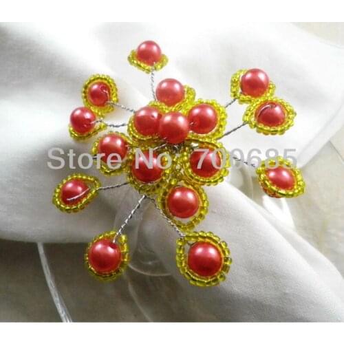Aliexpress sold beaded wedding napkin ring