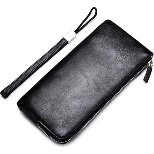 Luxury Leather Cover Wallet Case Card Pocket Mobile Phone HDD Bag Storage for USB Charger USB Cable Power Bank storage box case