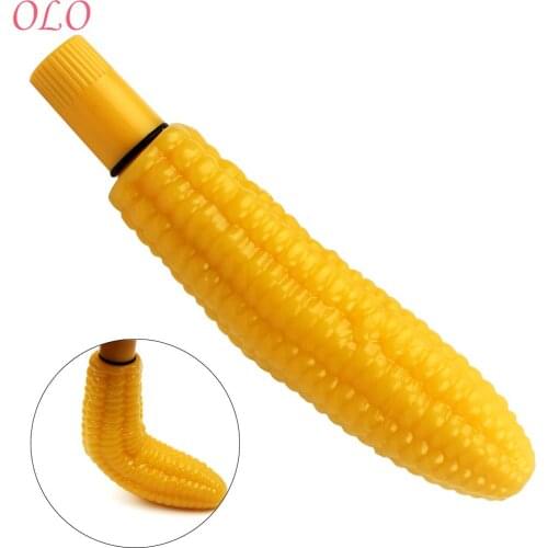 Silicone Corn Vibrator G-spot Stimulation Massager Sex Toys for Woman Strong Vibration Adult Product Real Dildo Feeling Erotic