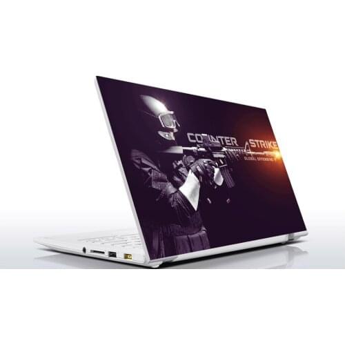 Sticker Master Counter Strike 1 Universal Sticker Laptop Vinyl Sticker Skin Cover For 10 12 13 14 15.4 15.6 16 17 19 "Inc Notebook decal for Macbook,asus,Acer,Hp,Lenovo,Huawei,Dell,Msi,Apple,Toshiba,Compaq
