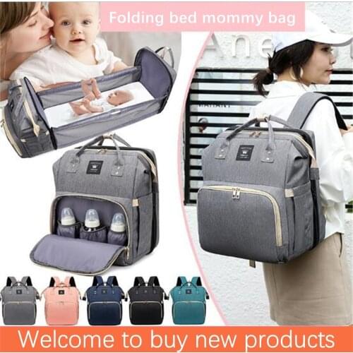 USB baby stroller diaper backpack bag large capacity multifunctional baby travel waterproof mummy bag diaper bag Dropshipping