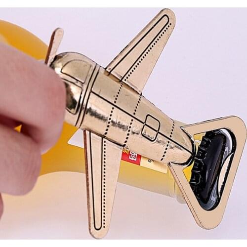 Wedding favor gift giveaways for guest fashion beer bottle opene Airplane Bottle Opener party souvenir
