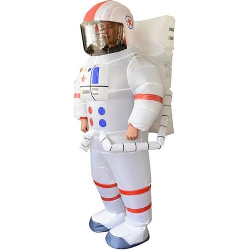 Unisex Adult Astronaut Spaceman Inflatable Chub-suit Costume Jumpsuit Cosplay
