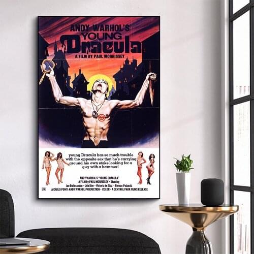 WM3094 Andy Warhols Dracula Wonderful Classic Movie HD Silk Fabric Poster Art Decor Indoor Painting Gift