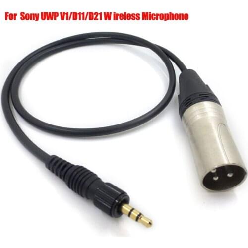 T3LB Banlanced 1/8 TRS to XLR Cable TRS Male to XLR Male Cable PVC Wire Compatible with UWP V1/D11/D2 Enhanced Signal Clarity