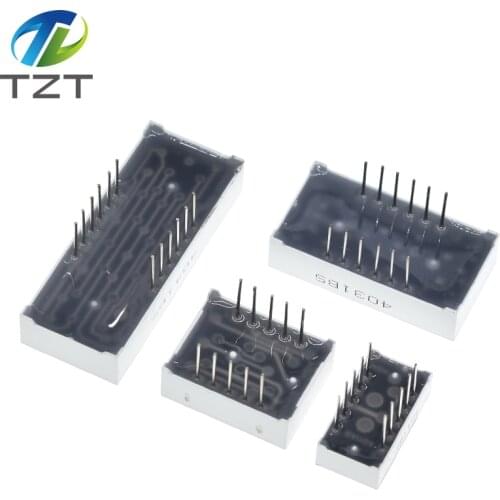 10Pcs 0.4 Inch Digital Tube LED 1Bit 2 Bit 3 Bit 4 Bit Clock Common Anode Cathode 0.4" 7 Segment Led DIY Red Board