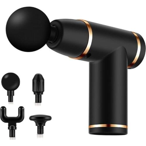 2021 Mini Electric Muscle Massage Gun Pocket Muscle Massager Portable Fitness Equipment Pain Therapy for Relaxion Vibrators