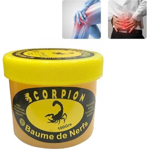 30g Scorpion Ointment Pain Relief Ointment Relieve Headache Stasis Acid Muscle Pain Cream Neuralgia Rheumatism Arthritis M3I2