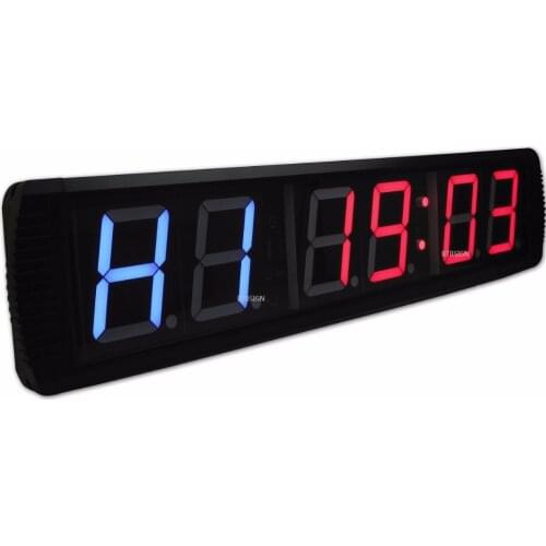 4'' 6Digit Programmable Crossfit Timer Interval Timer For Garage EMOM Tabata Training