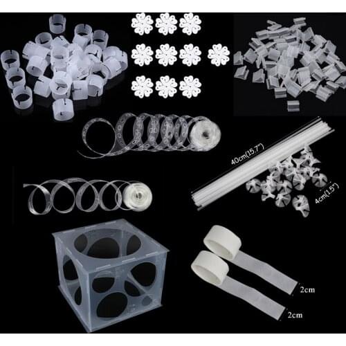 11 Holes Balloon Sizer Box Plastic Square Balloon Measurement Tool For Birthday Party Wedding Balloons Arch Garland Decor