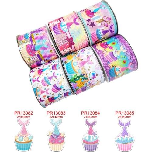 Stamping ribbon printed grosgrain ribbon 41541