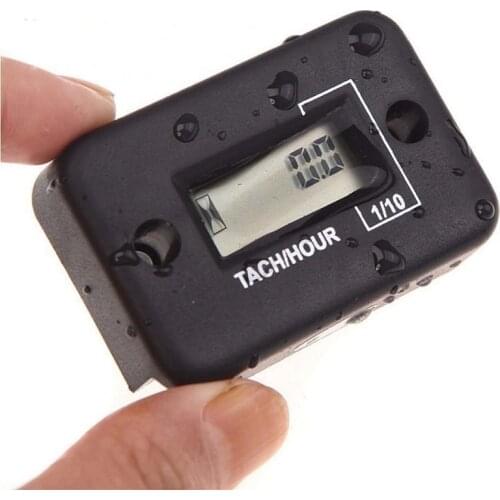 Motorcycle Hour Meter With battery Timer With Inductive Moto digital moto jet ski Timer Accumulator Digital working Gauge
