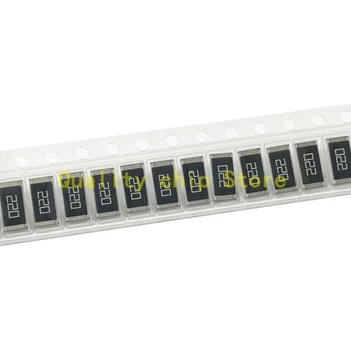 50pcs 2512 5% 1W SMD Chip Resistor resistors 0R - 10M 0 10 100 220 470 ohm 0R 10R 100R 220R 470R 1K 2.2K 4.7K 10K 100K 1M 10M