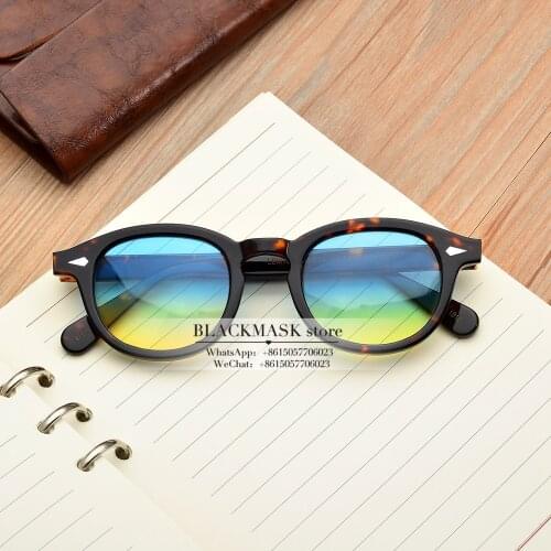 Top Quality jackJad New Classic Vintage Johnny Depp Lemtosh Round Sunglasses Tinted Brand Design Sun Glasses UV400 Women Men