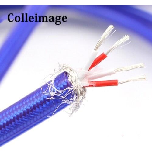 High Quality Silver Plated Interconnect Audio Cable Bulk Cable Hifi DIY Interconnect Cable Wire Audiophile