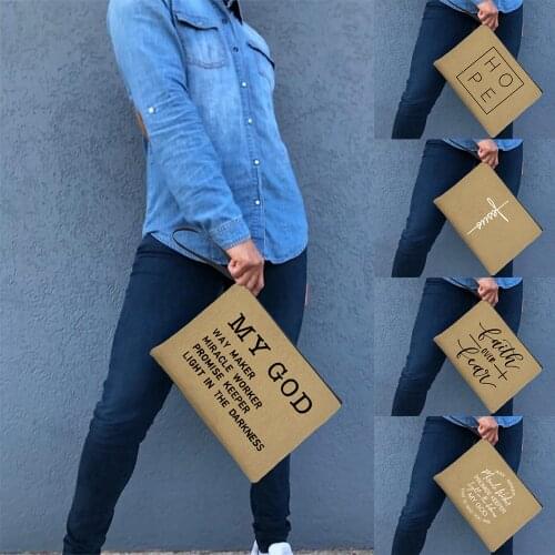 Way Maker Miracle Worker My God Christian Women Zipper Clutches Bags Faith Casual Wristlets Travel Makeup Clutch Tote Handbag