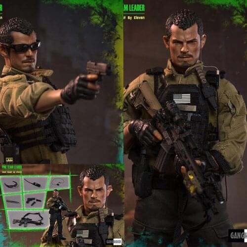 1/6 Full Set Action Figure PMC Team Leader 12'' Male Soldier Model Toys For Collection Boys Gifts