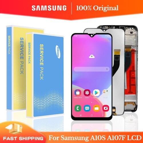 100% Original 6.2" For Samsung galaxy A10s lcd Digitizer A107/DS A107F A107FD A107M Display Touch Screen Digitizer Assembly