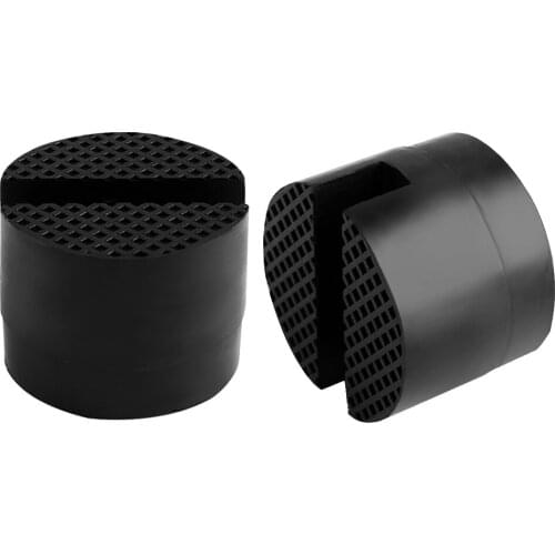 2xCar Tool Rubber Large Slotted Jack Pad Frame Protector Frame Rail Adapter