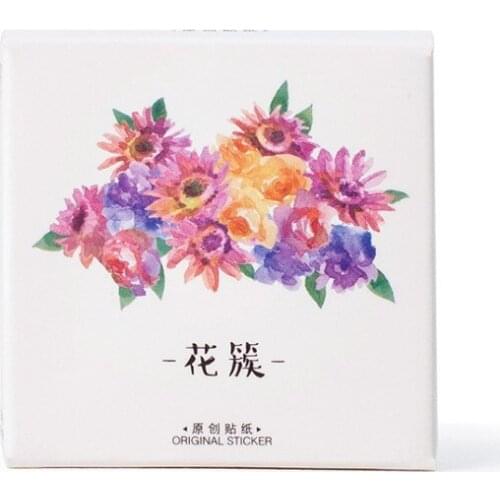 45pcs bouquets flowers Floral mini paper sticker decoration DIY album diary planner scrapbooking label sticker kawaii stationery