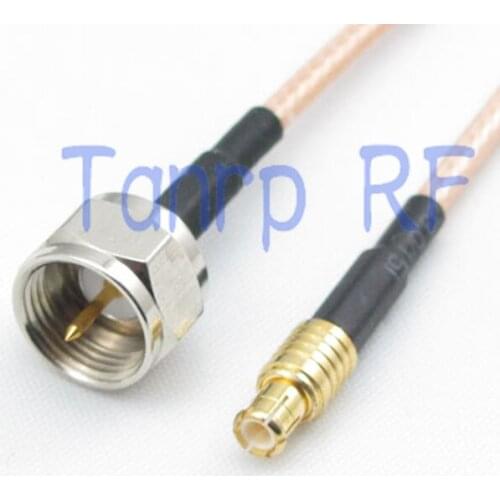 50CM Pigtail coaxial jumper cable RG316 extension cord 20in F male plug to MCX male plug RF adapter connector