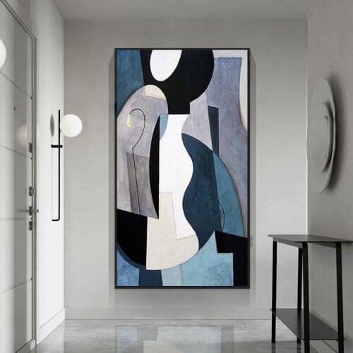 New Design Abstract Hand Painted Oil Paintings On Canvas Wall Art Pictures For Living Room Bedroom Home Wall Decoration Unframed