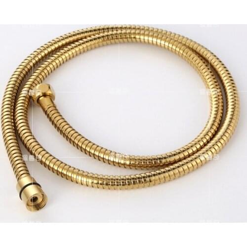 Free ship Stainless Steel 1/2 Inch Bath Shower Flexible Hose Pipe Fitting Bathroom Product Easy To Install For 1.5m=59" Length