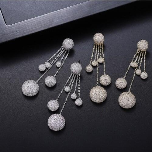 Bilincolor Women's Silver Earrings