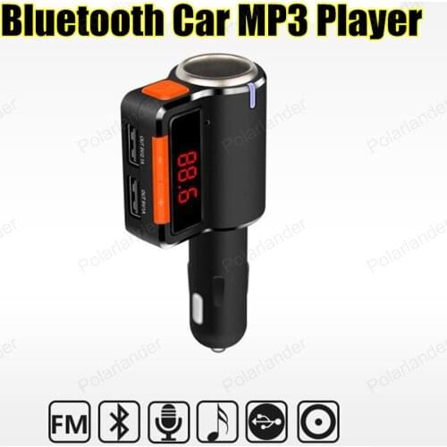 Bluetooth Car Kit MP3 PlayerAudio Wireless FM Transmitter USB Support SD Tf Card Car Charger LCD Display