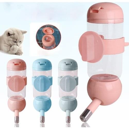 Pet Dog Water Bottle Hanging Type Drinker Fountain For Small Dog Puppy Automatic Waterer Feeder Dispenser Pet Product