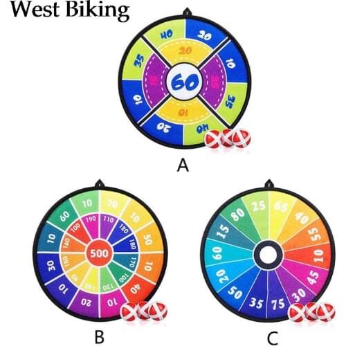 27.5cm Kids Safety Dart Board Sports Toys Sticky Ball Game Indoor Outdoor Parent-child Interaction