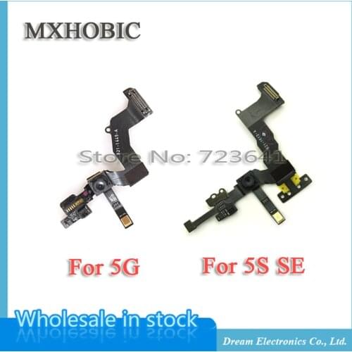 5pcs/lot Front Camera For iPhone 5 5S SE 5Se Small Camera with Sensor Proximity Flex Cable Ribbon Face Cam Assembly Replacement