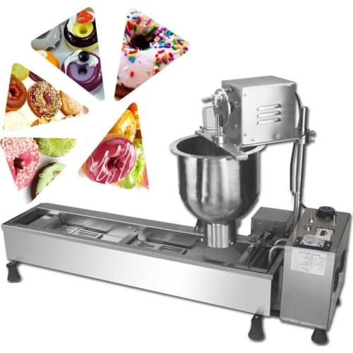 Doughnuts maker multi-function donut machine commercial stainless steel Donut making machine with three mold 25,35,45MM