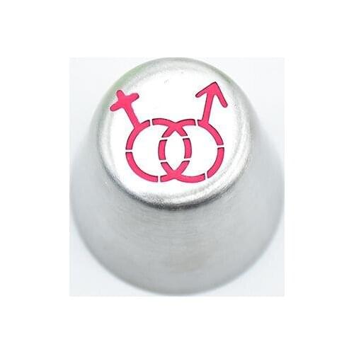 Gift Valentines Day Nozzle Icing Piping Tips Stainless Steel Nozzle Pastry Tips DIY Cake Decorating Baking Pastry Tool