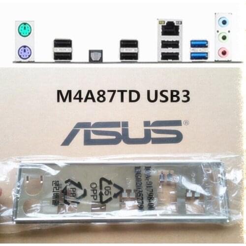 Original IO I/O Shield BackPlate Blende Bracket For Asus M4A87TD USB3
