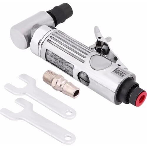 Polishing Engraving Tool Pneumatic Air Die Grinder Grinding Kit 90 Degree 1/4Inch 90PSI 20000RPM