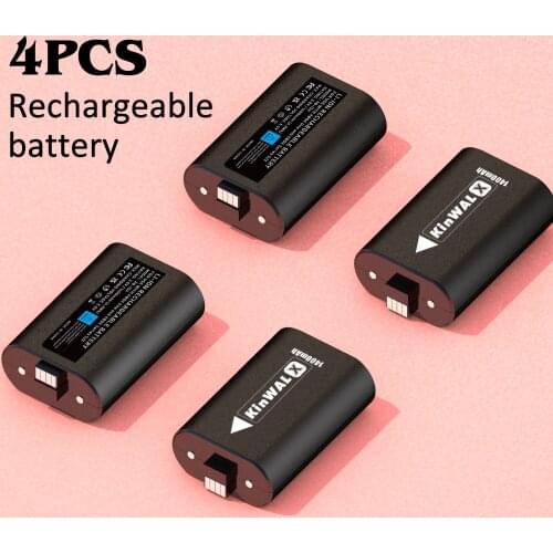4pcs Replacement Battery for Xbox Series X/S, Xbox One, Xbox One S, Xbox One X, Xbox One Elite Li-ion Rechargeable battery