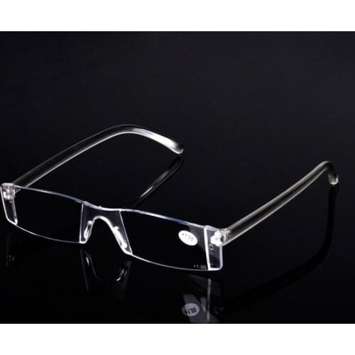 Seemfly Reading Glasses Women Men Transparent Presbyopic Eyeglasses Clear Vision Magnifying Eyewear Portable Gift For Parents