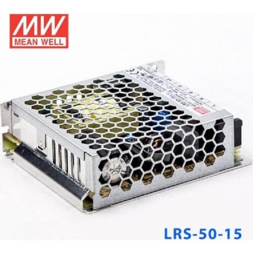 LRS-50-15 50W 15V 3.4A Meanwell mini smps power supply