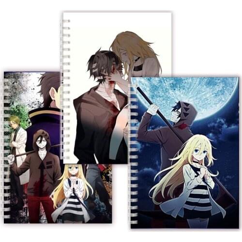 Anime Angels of Death Notebook Spiral Ring Journal Filler Cartoon Rachel Gardner Ray Zack Satsuriku no Tenshi Poster Girls Gift