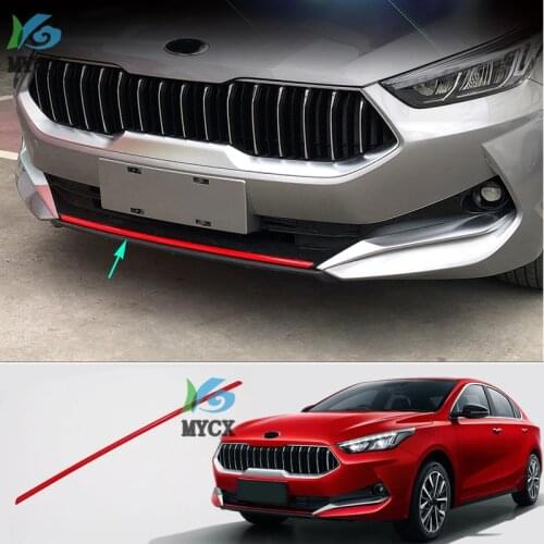 For Kia Cerato New generation K3 2019 Front bumper Cover Trim Decoration ABS Chrome Car Accessories Auto Styling